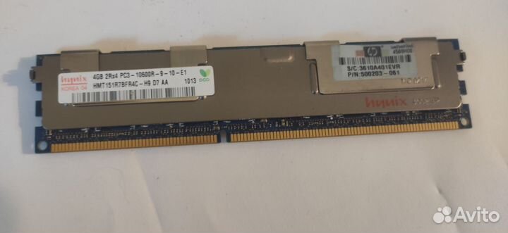 Hynix 4 gb ddr3 reg ecc серверная