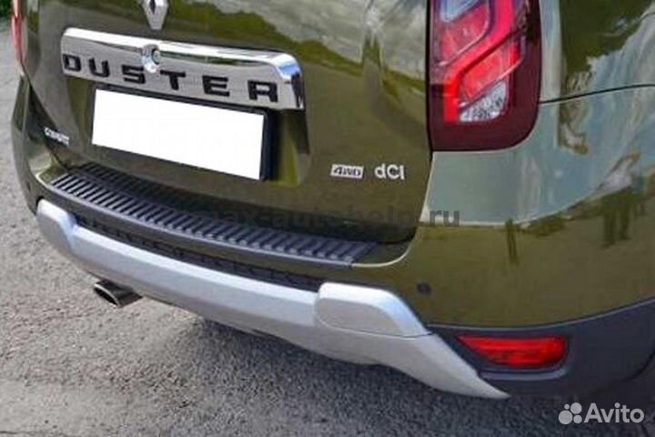 Накладка на задний бампер Renault Duster
