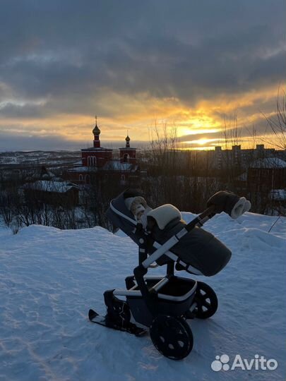 Коляска joolz day 3 + лыжи, конверт, муфта и тд