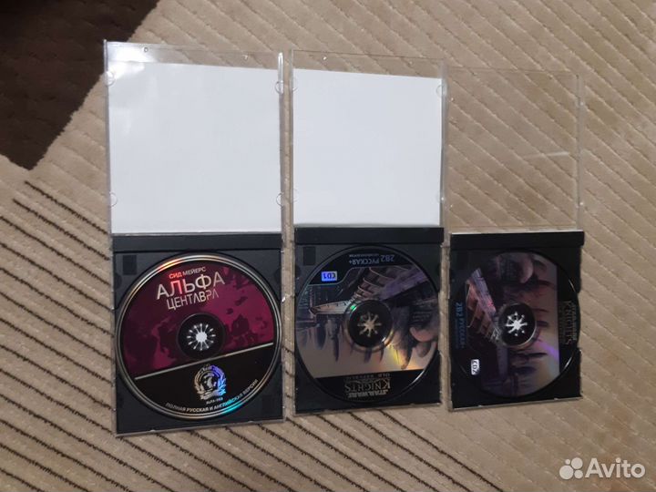3 cd-диска с играми