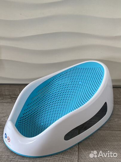 Горка-лежак Angelcare для купания детская, голубая