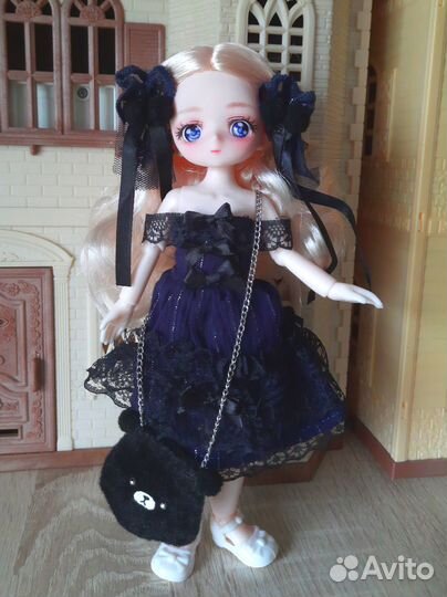 Аниме кукла Акихабара с аксессуарами 23 см