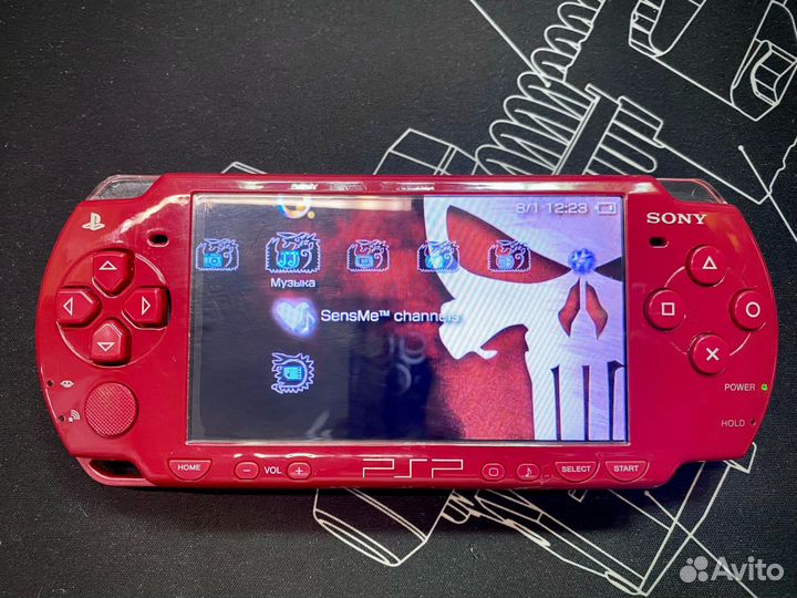 PSP slim 2001 God of War Limited Edition в идеале