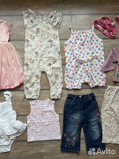Одежда для девочки Next, H&M, Reserved 12-18 мес