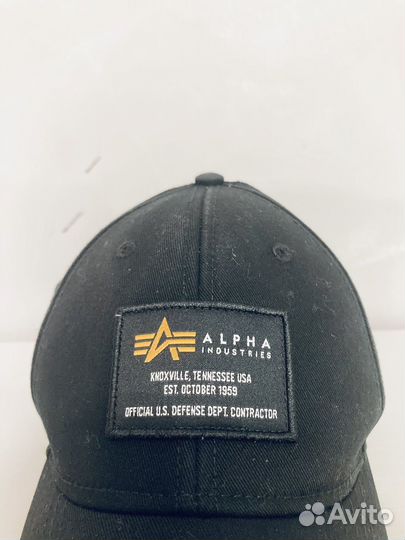 Бейсболка кепка alpha industries, оригинал