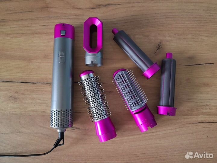 Фен стайлер для волос с 5 насадками