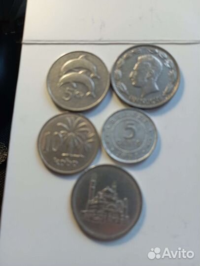 Монеты Уругвай, Танзания, Уганда и др