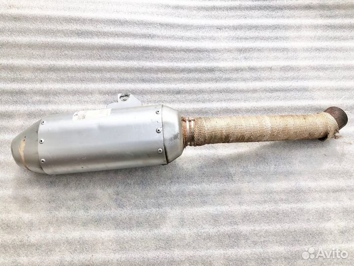 Kawasaki Z750 2010 прямоточный глушитель