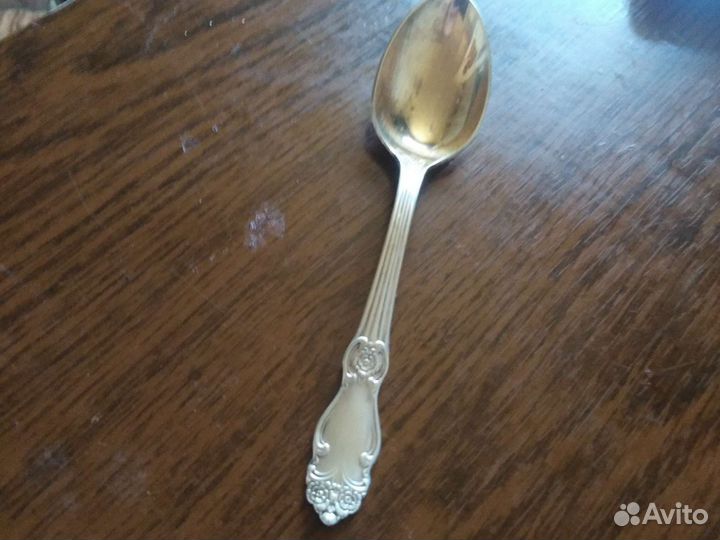 Ложка чайная посеребренная