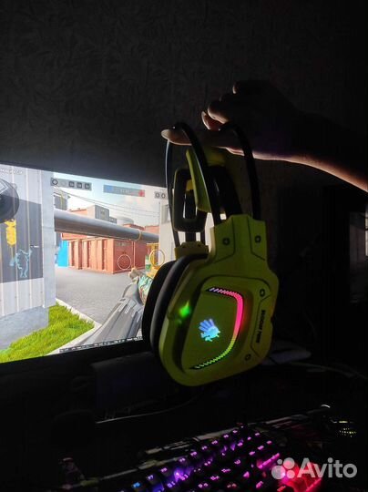 Игровые наушники bloody