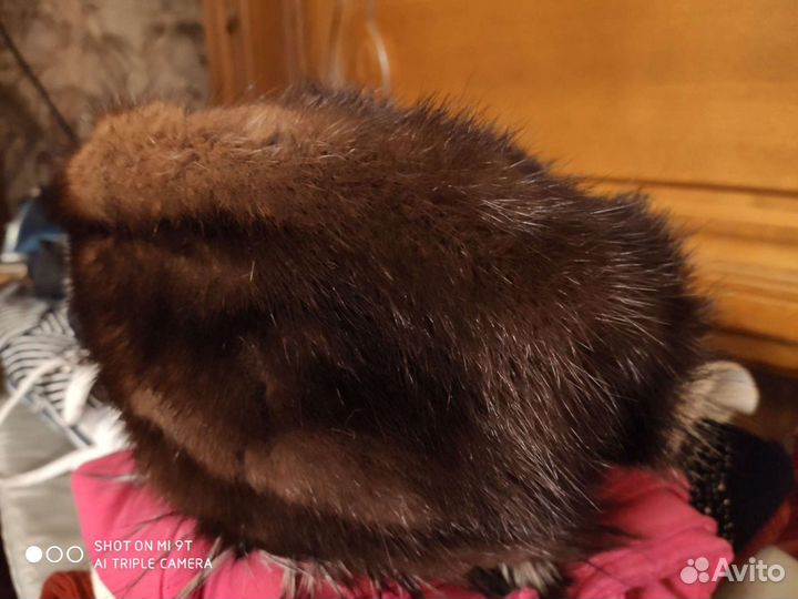 Шапка норковая