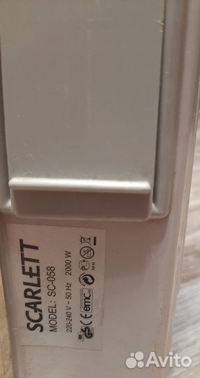 Обогреватель масляный Scarlett