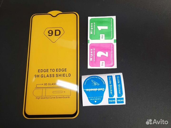 Защитное стекло на Samsung M20