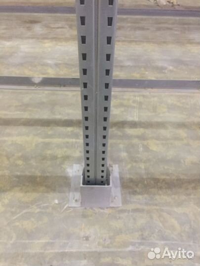 Стеллажи бу, рама 10 м, балка 3600