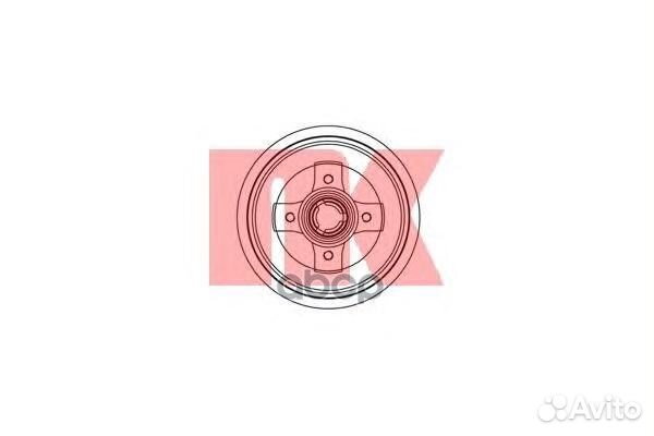 Тормозной барабан 254709 Nk