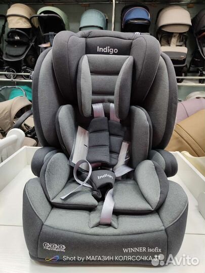 Новые автокресла Indigo Winner Isofix 9-36 кг
