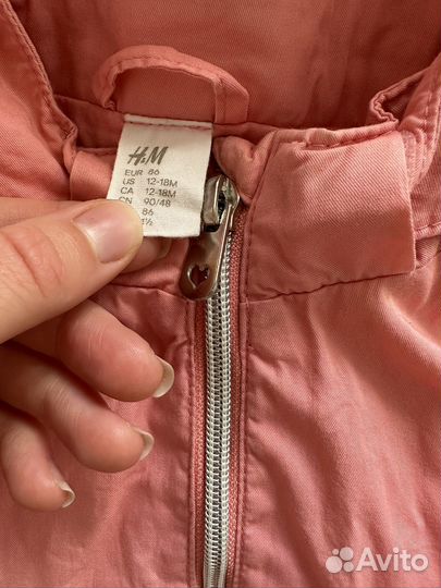 Куртка для девочки hm 86