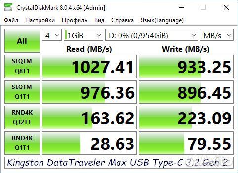 USB 3.2 флешка Kingston DataTraveler Max 256GB