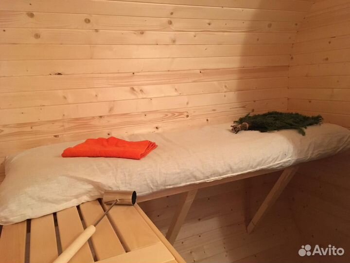 Матрасы и подушки для бани