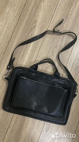 Сумка для ноут бука натуральная кожа