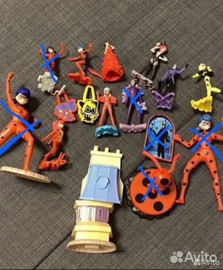 Леди баг фигурки из киндеров