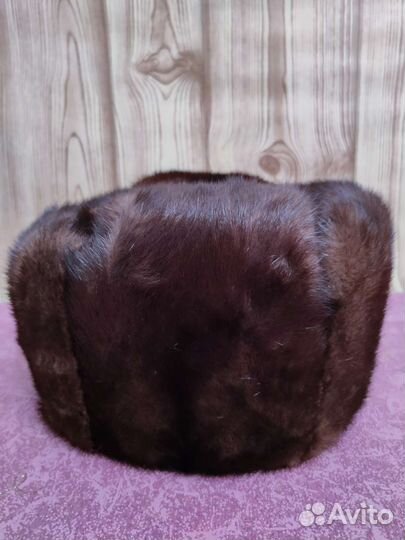 Шапка Мужская,Норка ссср/Русский Мех/р.58