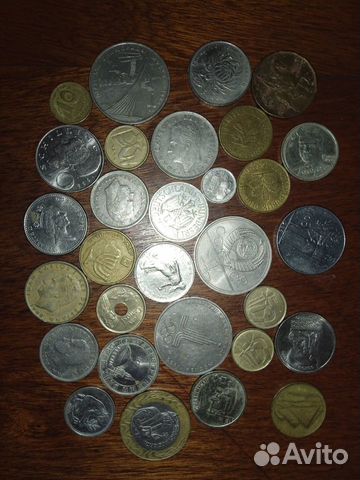 Монеты 30 шт., одним лотом