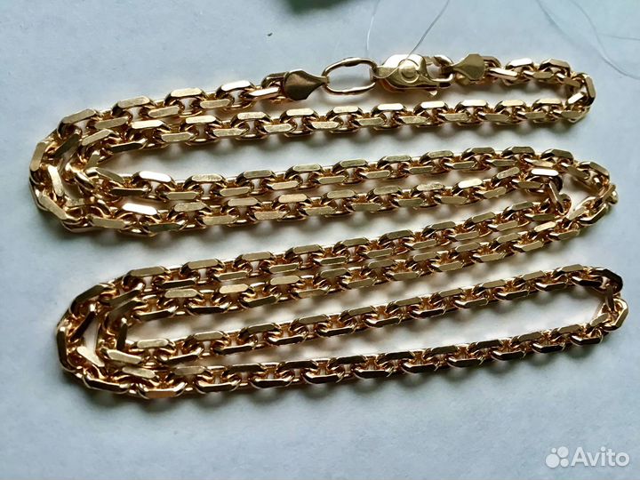 Золотая цепочка якорь