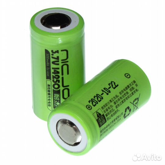 Аккумулятор NicJoy 14250 300mAh 3.7V li-ion с защи
