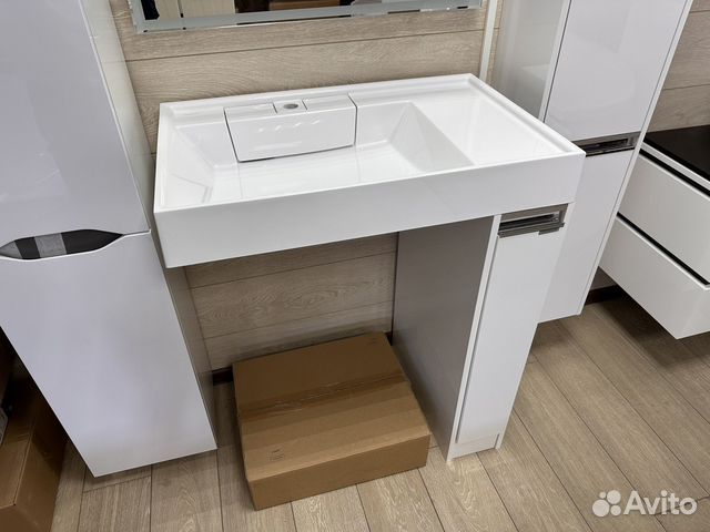 Тумба с раковиной под стиральную машину 80 см купить в Краснодаре ...