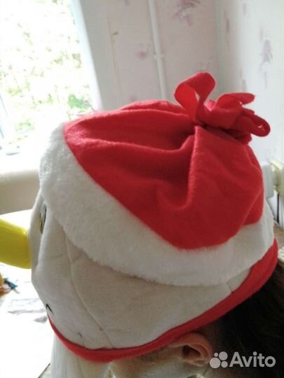 Кепка снеговик новогодняя