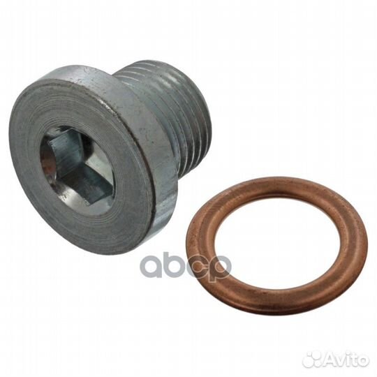 Пробка поддона к-кт M14x1,25x12,5 fiat, citr