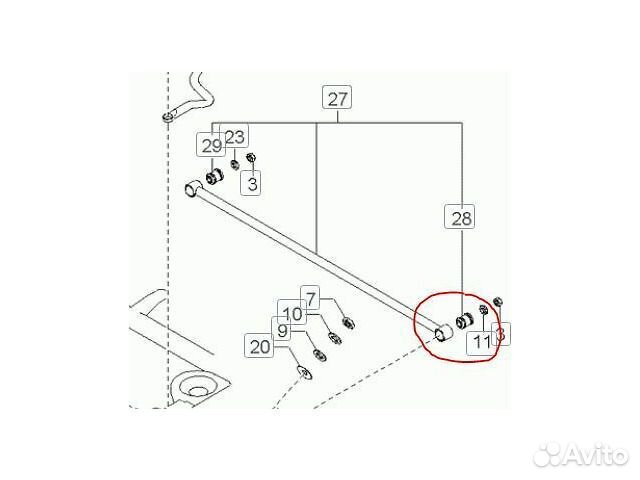 Сайлентблок Sorento