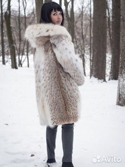Шуба из Сибирской рыси Новая
