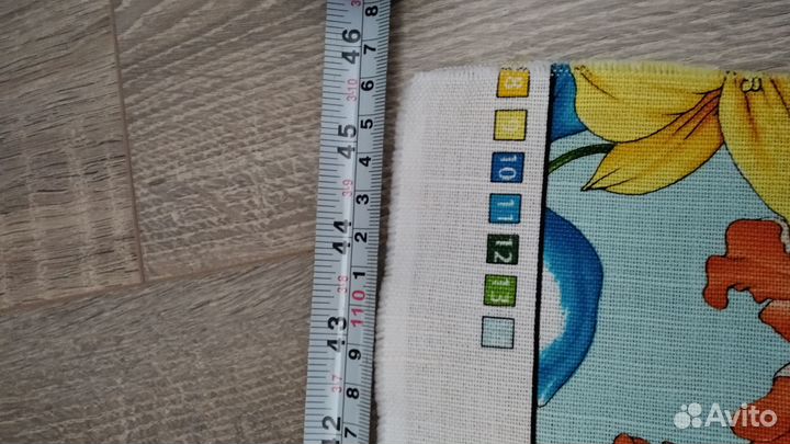 Отрез ткани лен