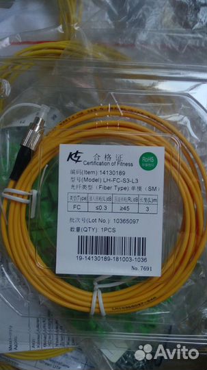 Оптические патч-корды и пигтейлы