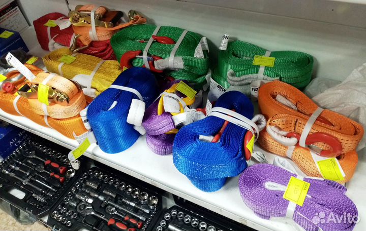 Стропа буксировочная(трос) с крюками 10т 5м