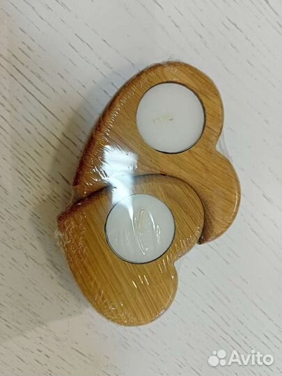 Подарок - Подсвечник из дерева