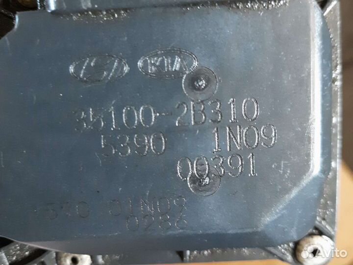 Дроссельная заслонка Hyundai Avante md 35100-2B310