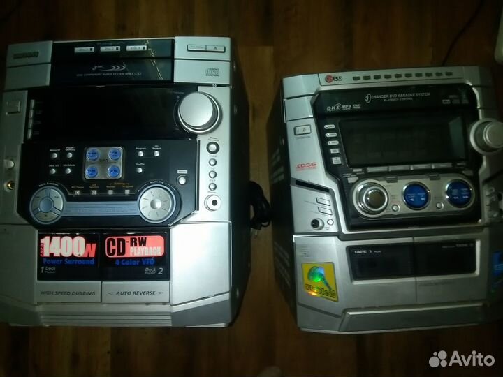 Неисправный муз. центр и ресиверы на детали