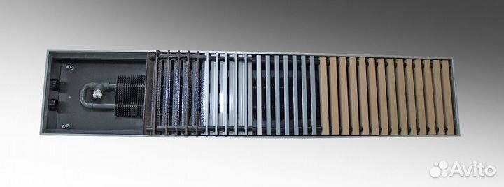 Конвектор внутрипольный отопительный с решеткой