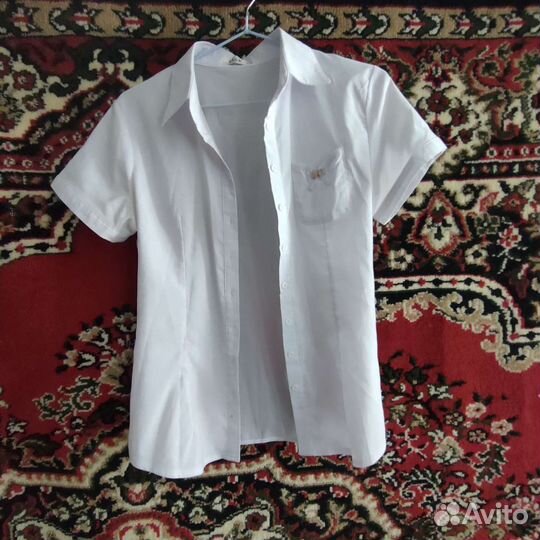 Рубашка блуза школьная для девочки