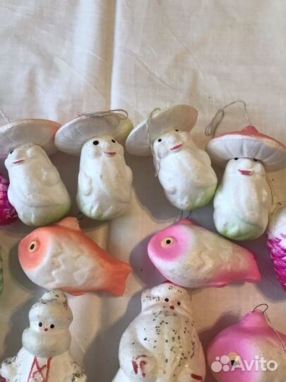 Елочные Игрушки СССР (пенопласт)