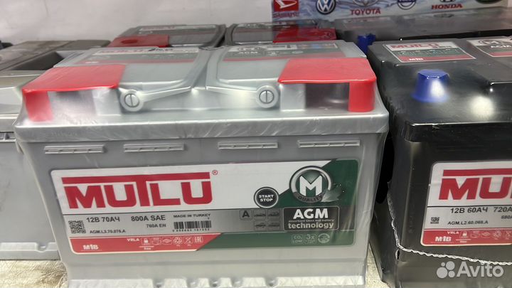 Аккумулятор AGM 80 AH mutlu