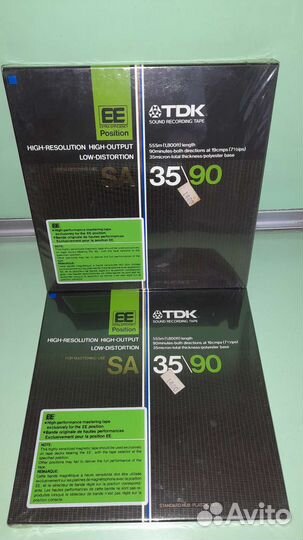 Новая TDK SA35 90EE, made in Japan