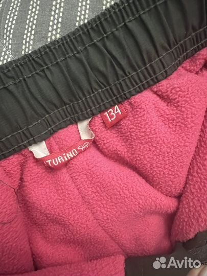 Утепленные брюки для девочки 134