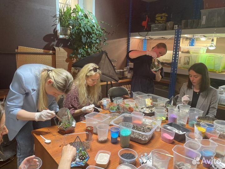 Корпоративный мастер-класс Флорариум