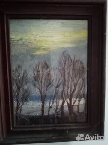 Картина маслом Октябрь В.Э