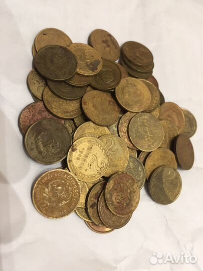 2 копейки СССР около 100шт 1926-1991гг