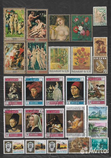 Марки Живопись, искусство и др. Часть 3